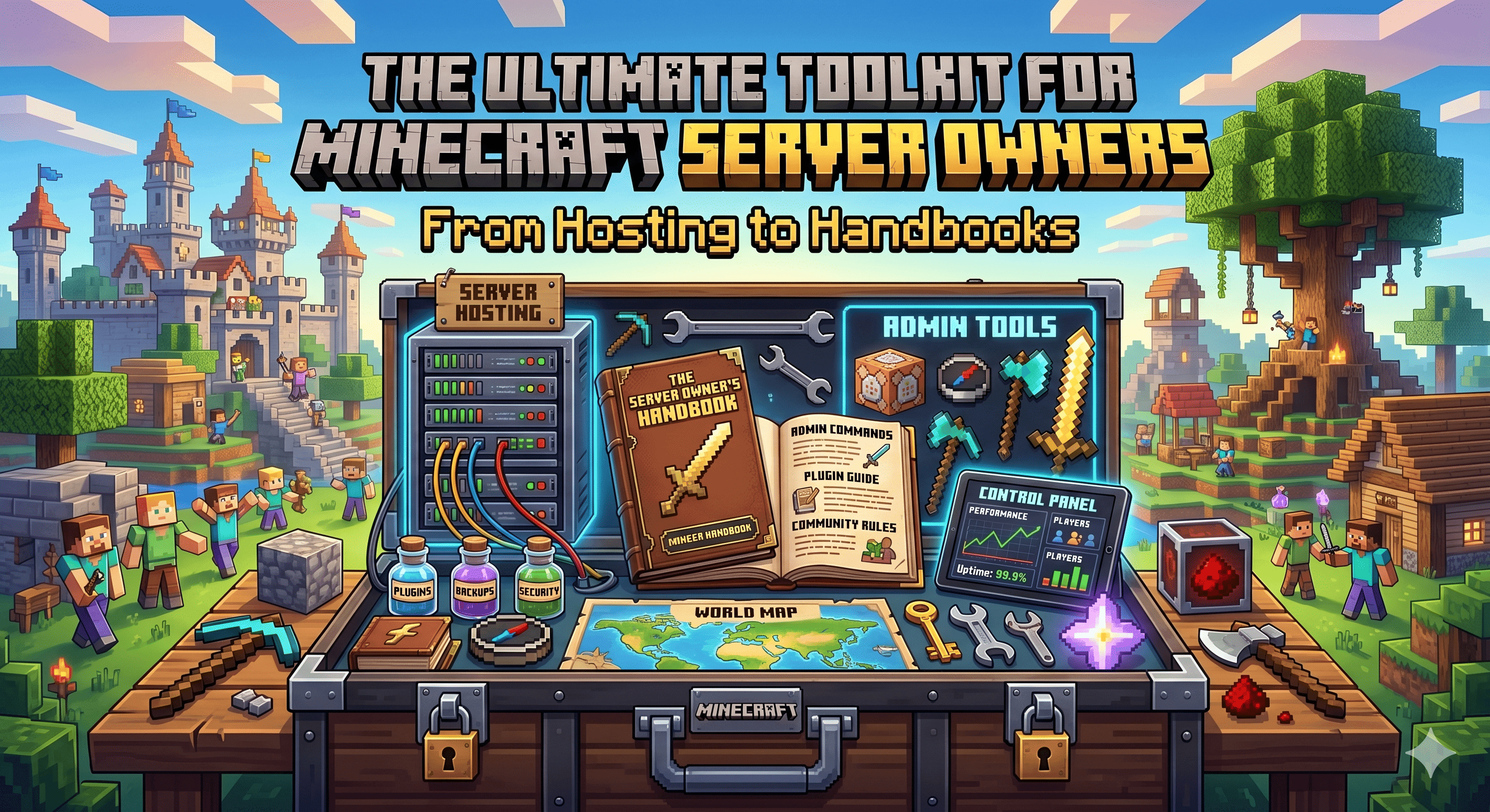 The Ultimate Toolkit for Minecraft Server Owners: From Hosting to Handbooks