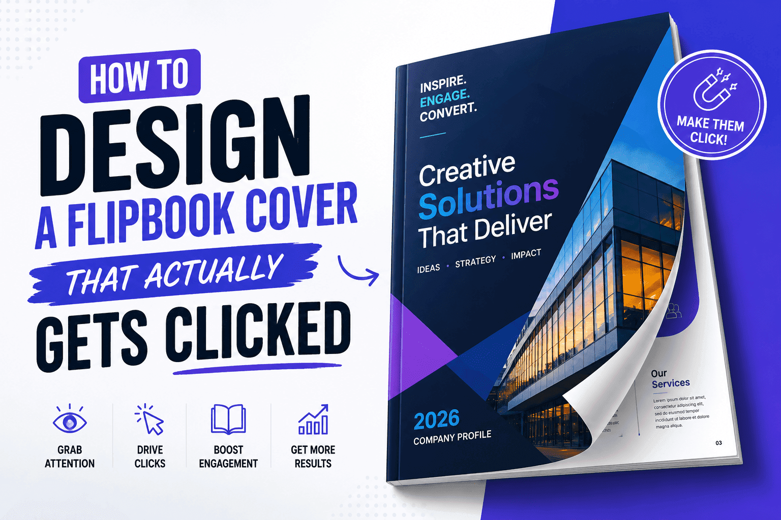 How to Design a Flipbook Cover That Actually Gets Clicked