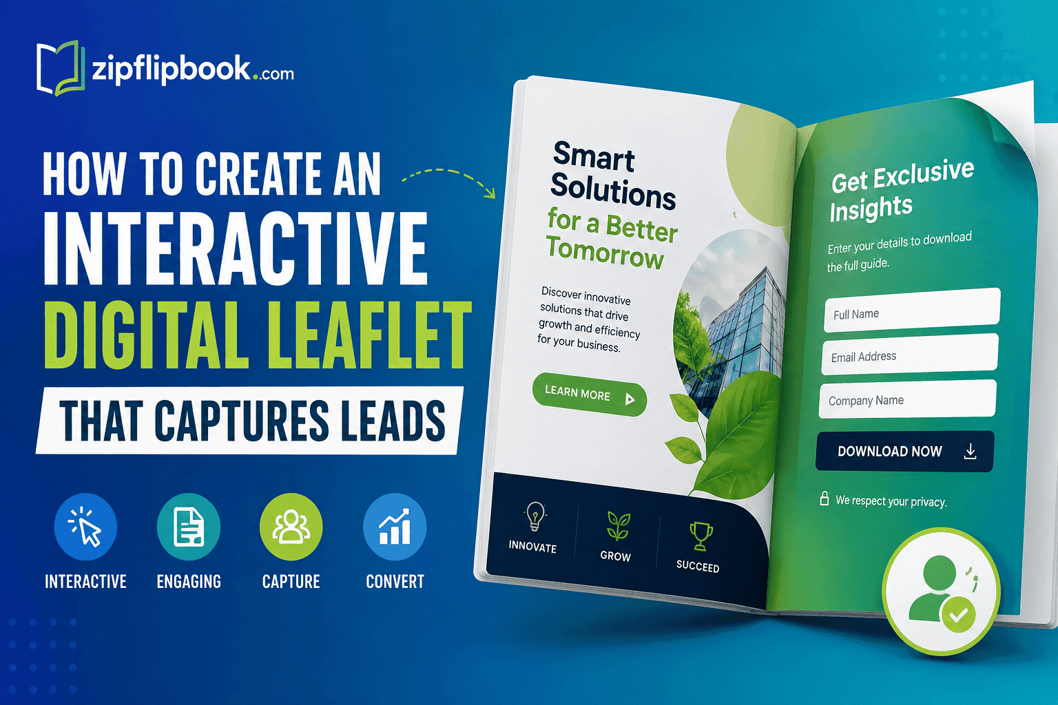 How to Create an Interactive Digital Leaflet That Captures Leads
